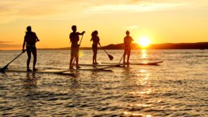 Stand Up Paddleboarding (SUP) - condos in galveston on the beach 